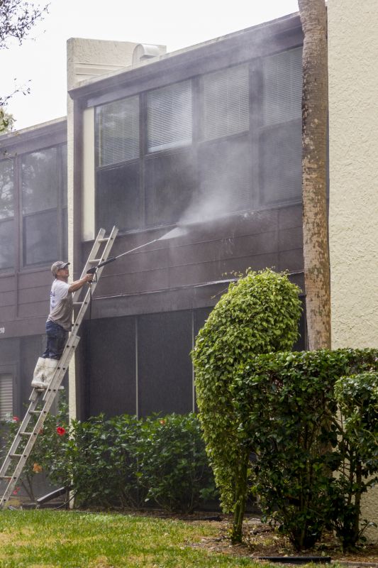 House Powerwashing detail