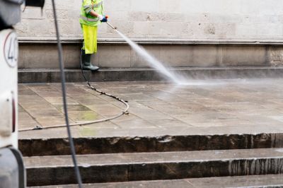Powerwashing Equipment in Action